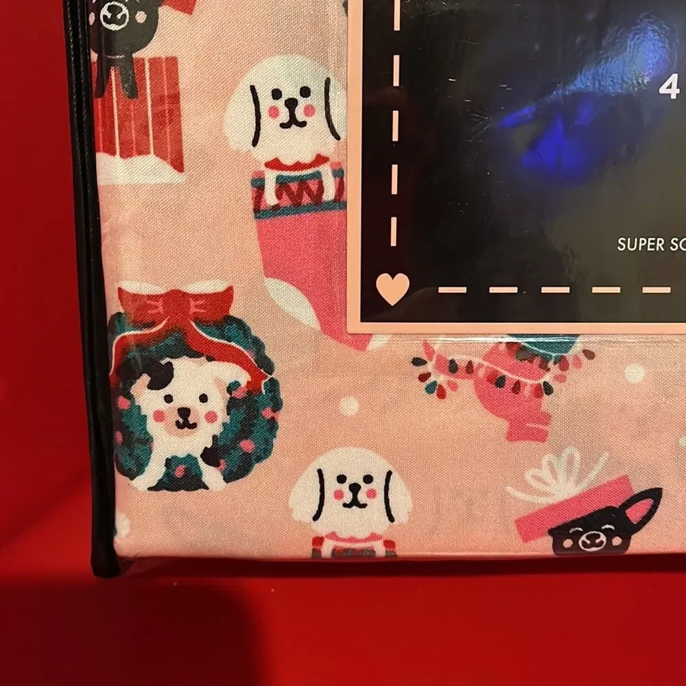 NIP Betsey Johnson Holiday Dogs microfiber sheet set